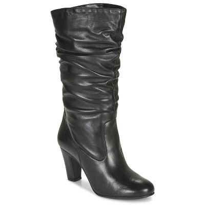 BOOTS ANDRÉ FEMME LALALY CUIR NOIR